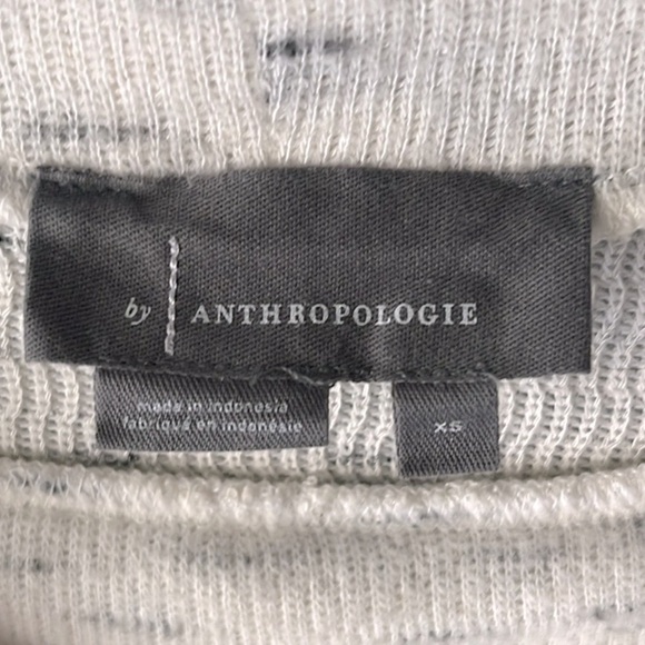 Anthropologie Marled Cowl Neck Drop Shoulder Elastic Sweater Lightweight XS - Picture 7 of 8